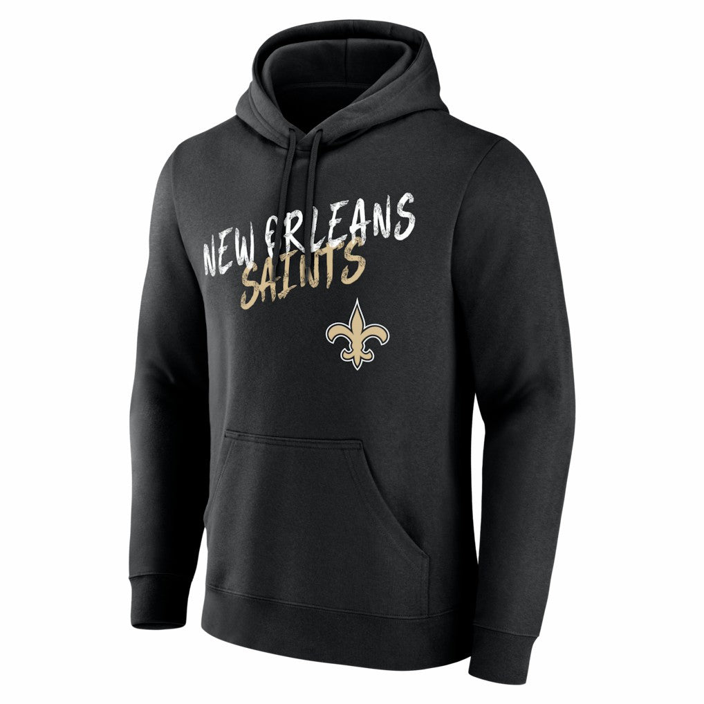 New Orleans Saints Hustle Personalized Name & Number Hoodie - Black cheap