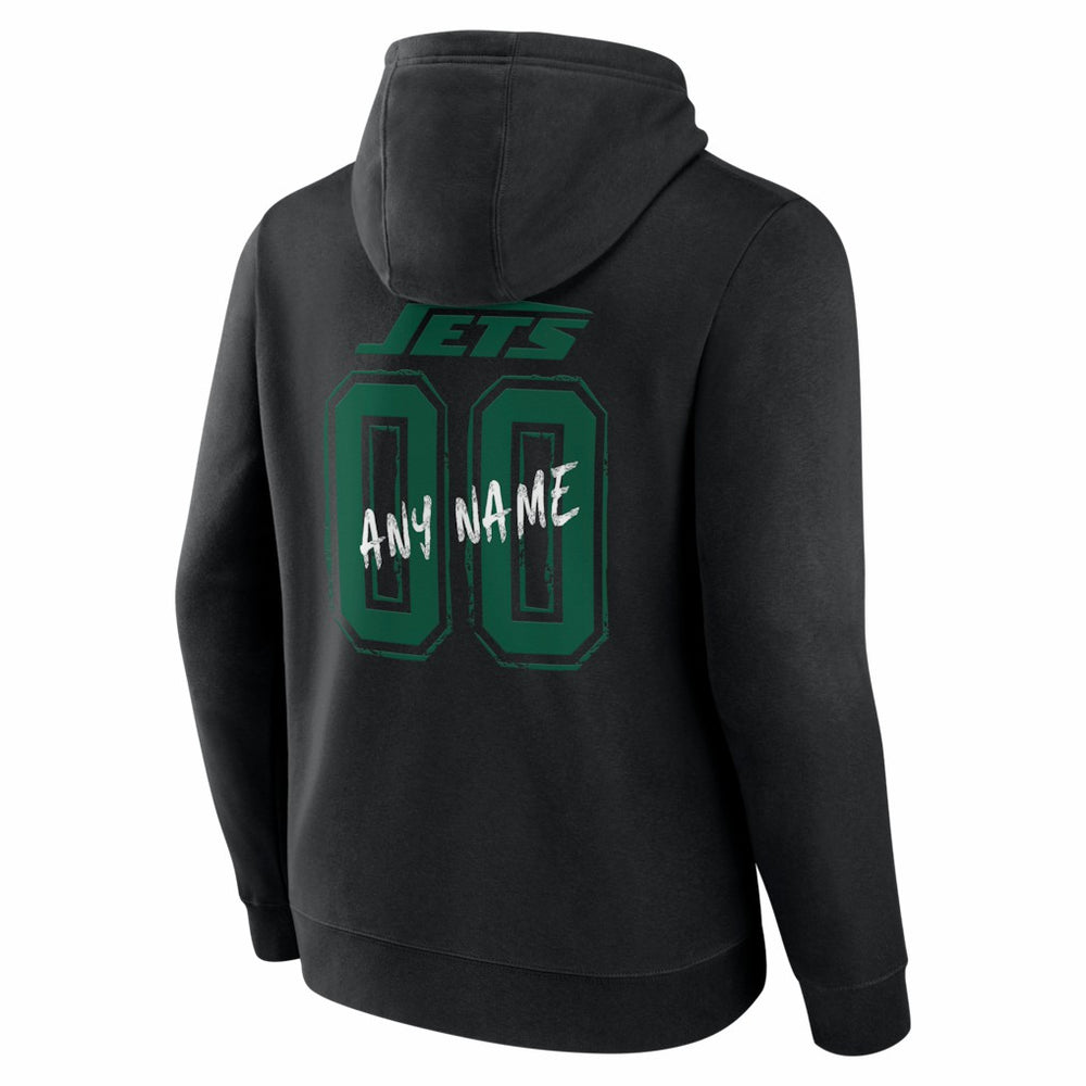 New York Jets Hustle Personalized Name & Number Hoodie - Black online