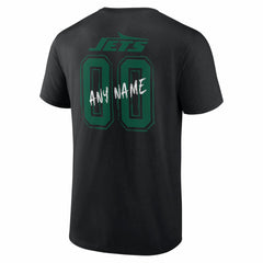 New York Jets Hustle Personalized Name & Number T-Shirt - Black sale