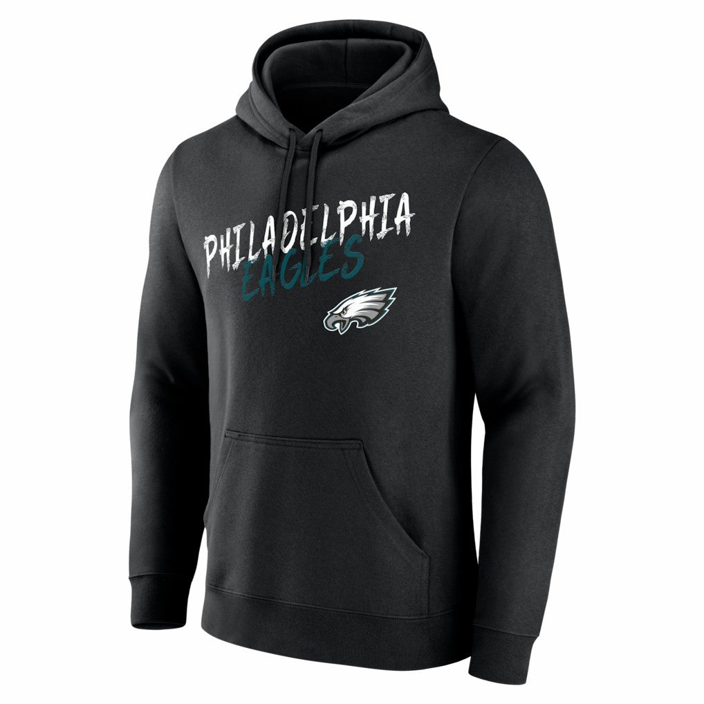 Philadelphia Eagles Hustle Personalized Name & Number Hoodie - Black on sale