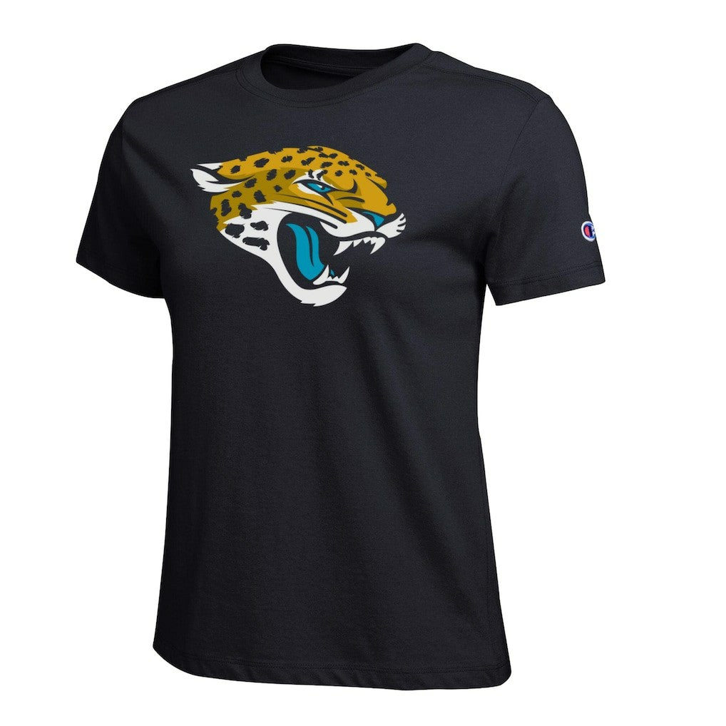 Jacksonville Jaguars Champion Women's Logo T-Shirt - Black discount