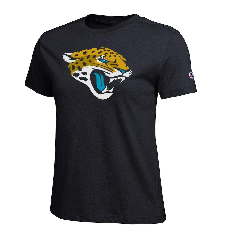 Jacksonville Jaguars Champion Women's Logo T-Shirt - Black discount