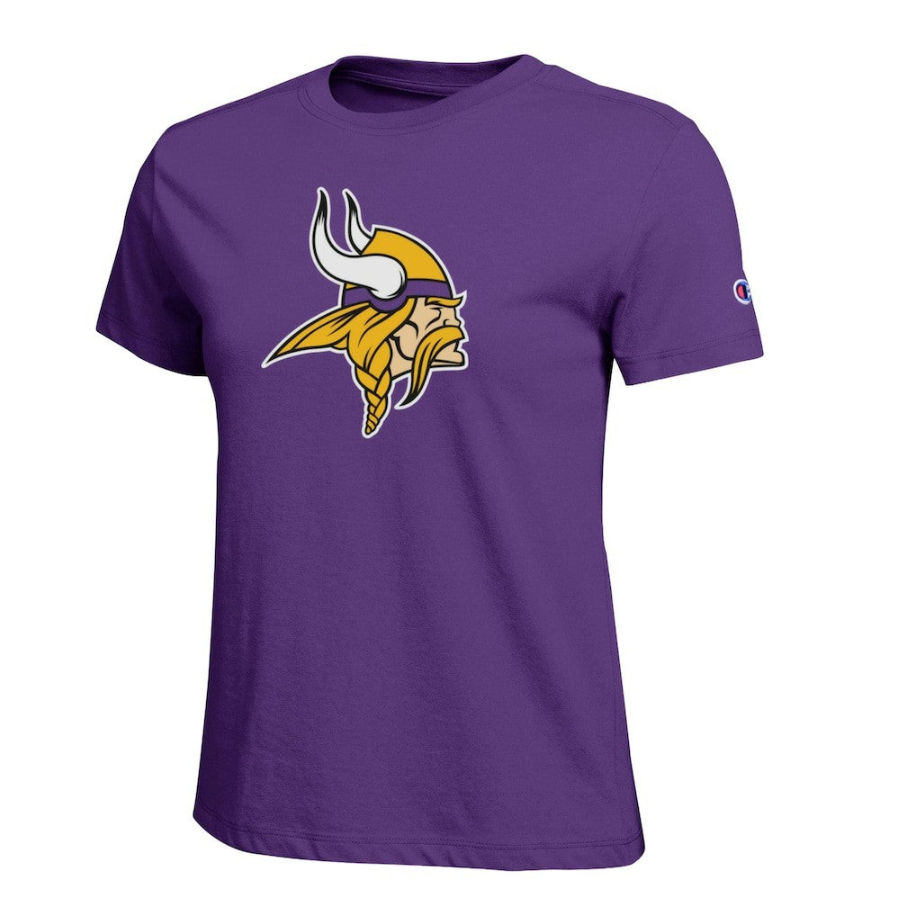Minnesota Vikings Champion Women's Logo T-Shirt - Purple online