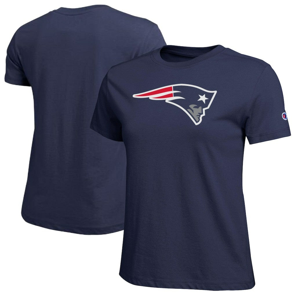 New England Patriots Champion Women's Logo T-Shirt - Navy online