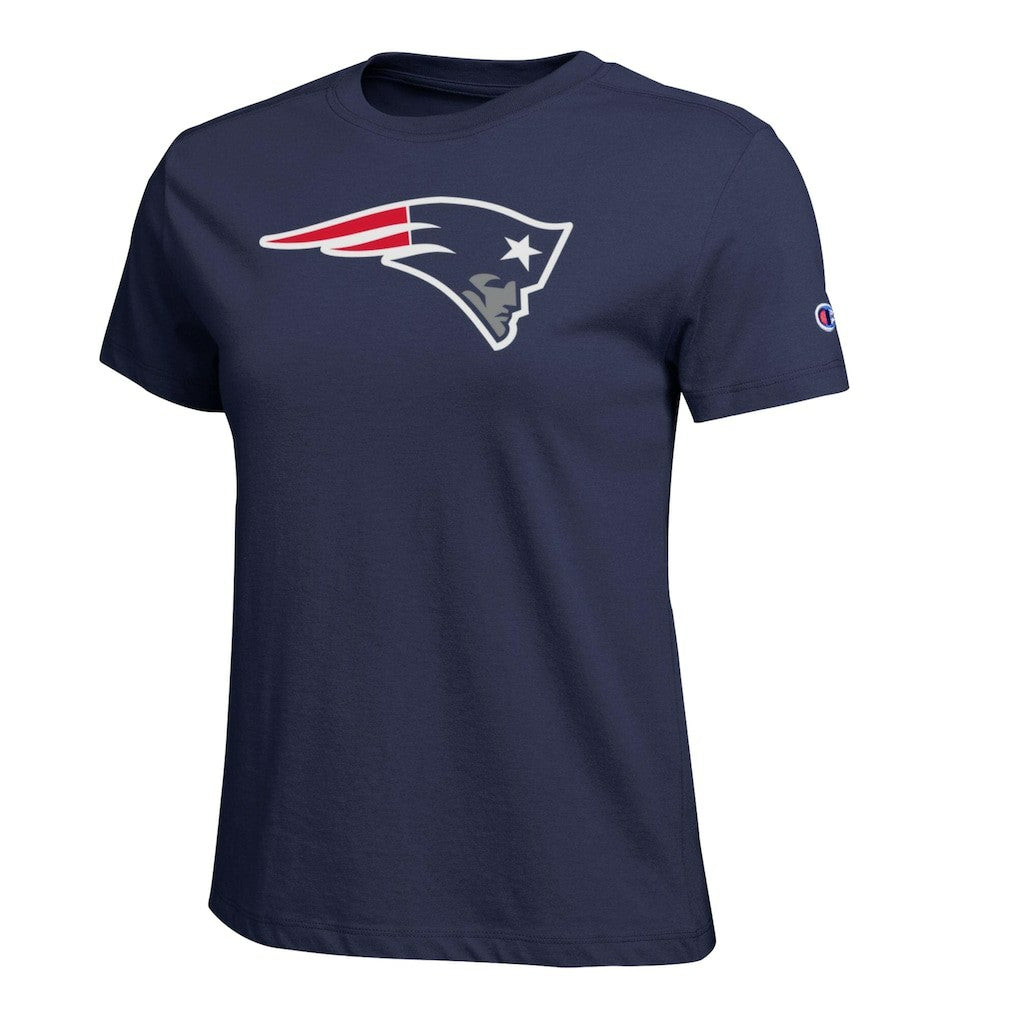New England Patriots Champion Women's Logo T-Shirt - Navy online