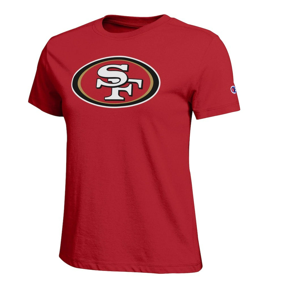 San Francisco 49ers Champion Women's Logo T-Shirt - Scarlet sale