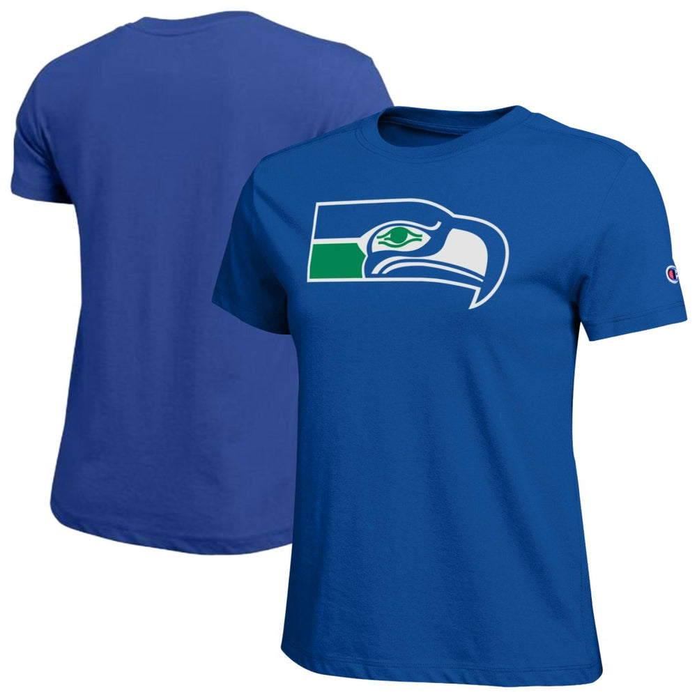 Seattle Seahawks Champion Women's Logo T-Shirt - Royal online