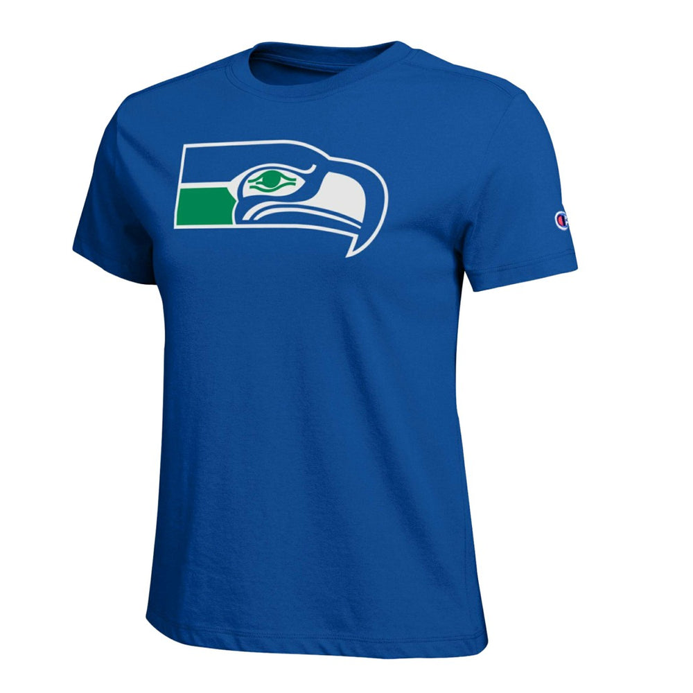 Seattle Seahawks Champion Women's Logo T-Shirt - Royal online