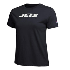 New York Jets Champion Women's Logo T-Shirt - Black on sale