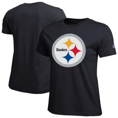 Pittsburgh Steelers Champion Women's Logo T-Shirt - Black discount