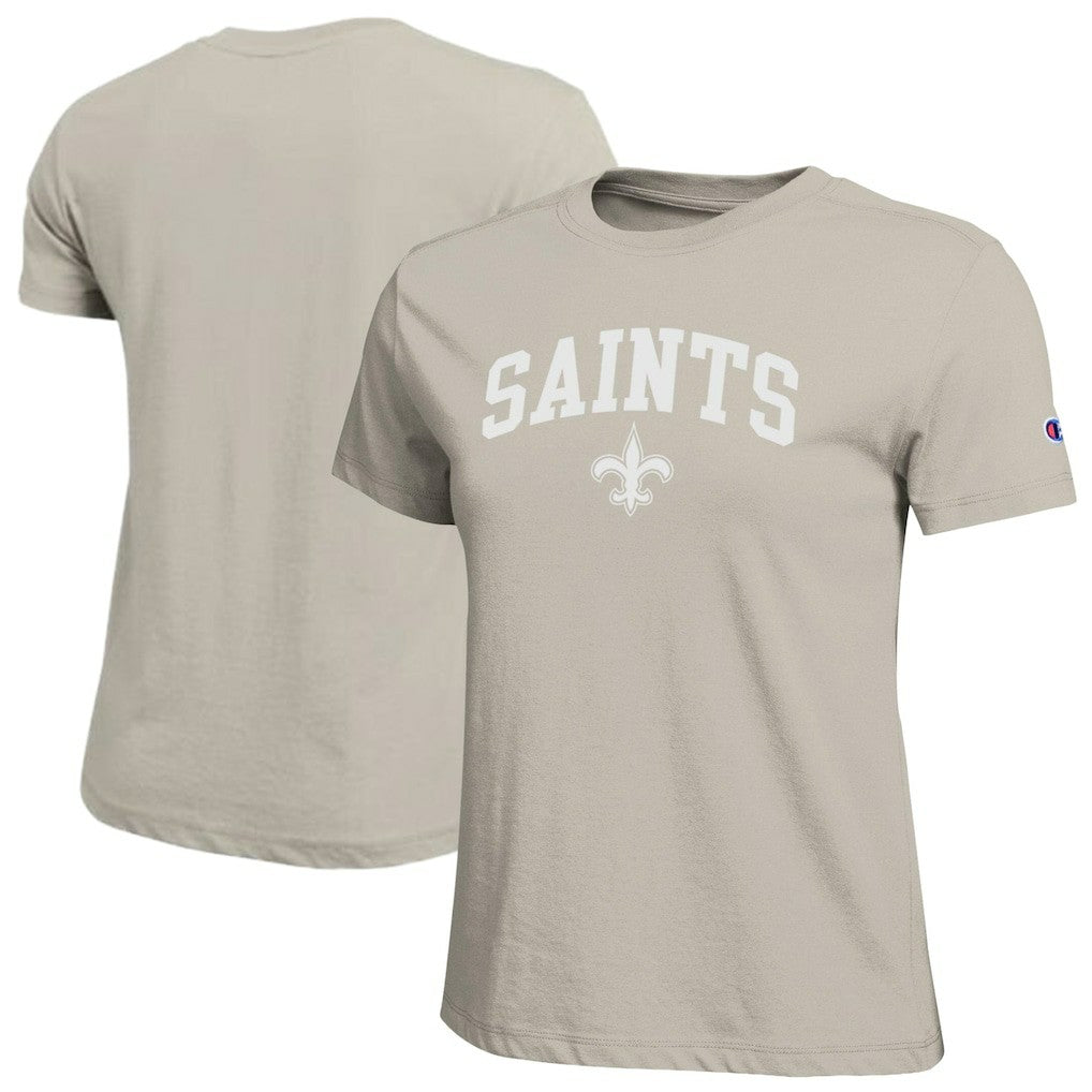 New Orleans Saints Champion Women's Cocoa Butter T-Shirt - Light Brown cheap