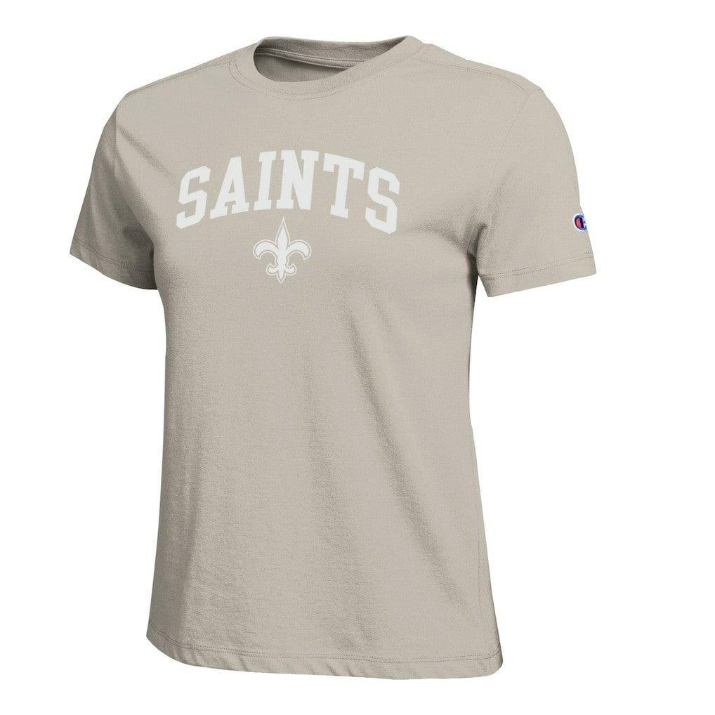 New Orleans Saints Champion Women's Cocoa Butter T-Shirt - Light Brown cheap
