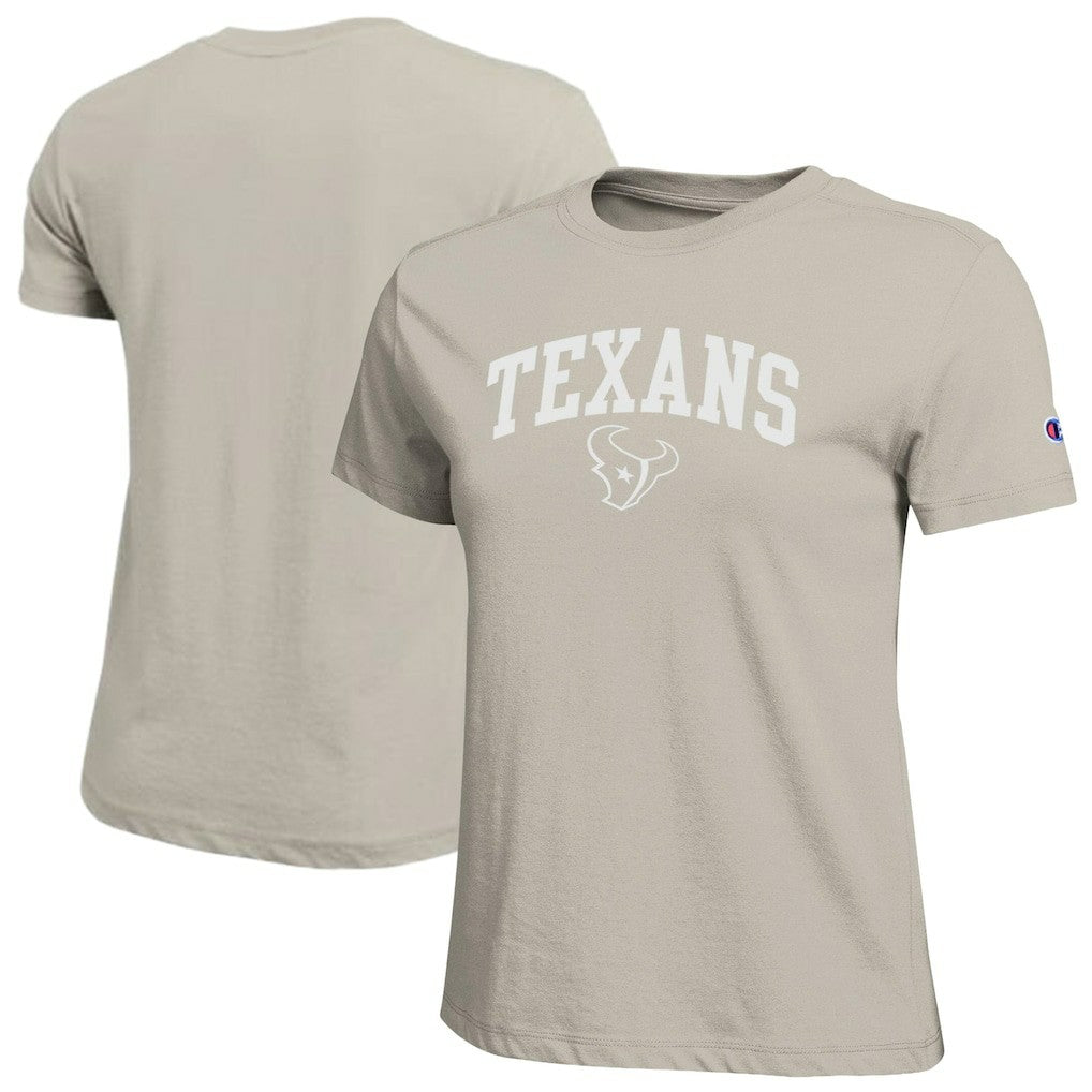 Houston Texans Champion Women's Cocoa Butter T-Shirt - Light Brown for sale