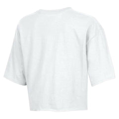 Kansas City Chiefs Champion Women's Boyfriend Cropped T-Shirt - White for sale