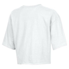 New England Patriots Champion Women's Boyfriend Cropped T-Shirt - White sale