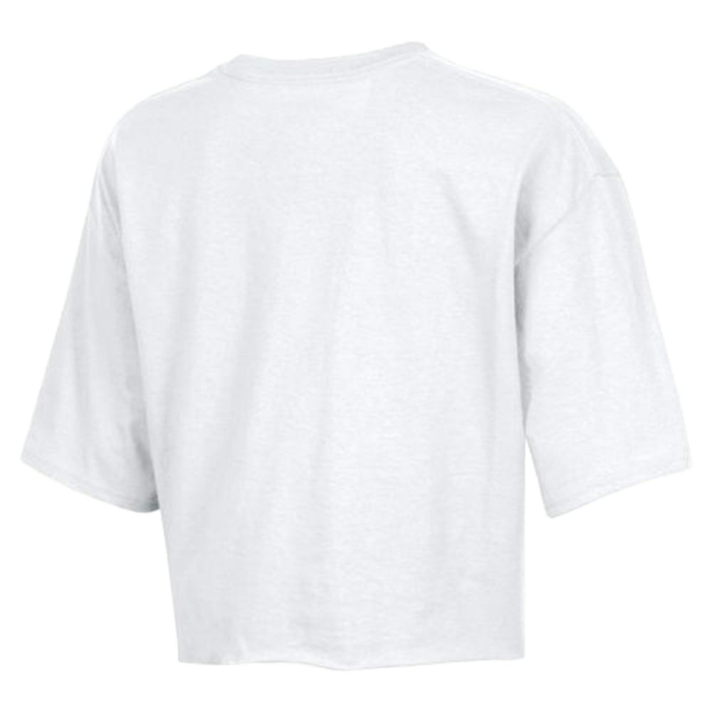 Seattle Seahawks Champion Women's Boyfriend Cropped T-Shirt - White sale