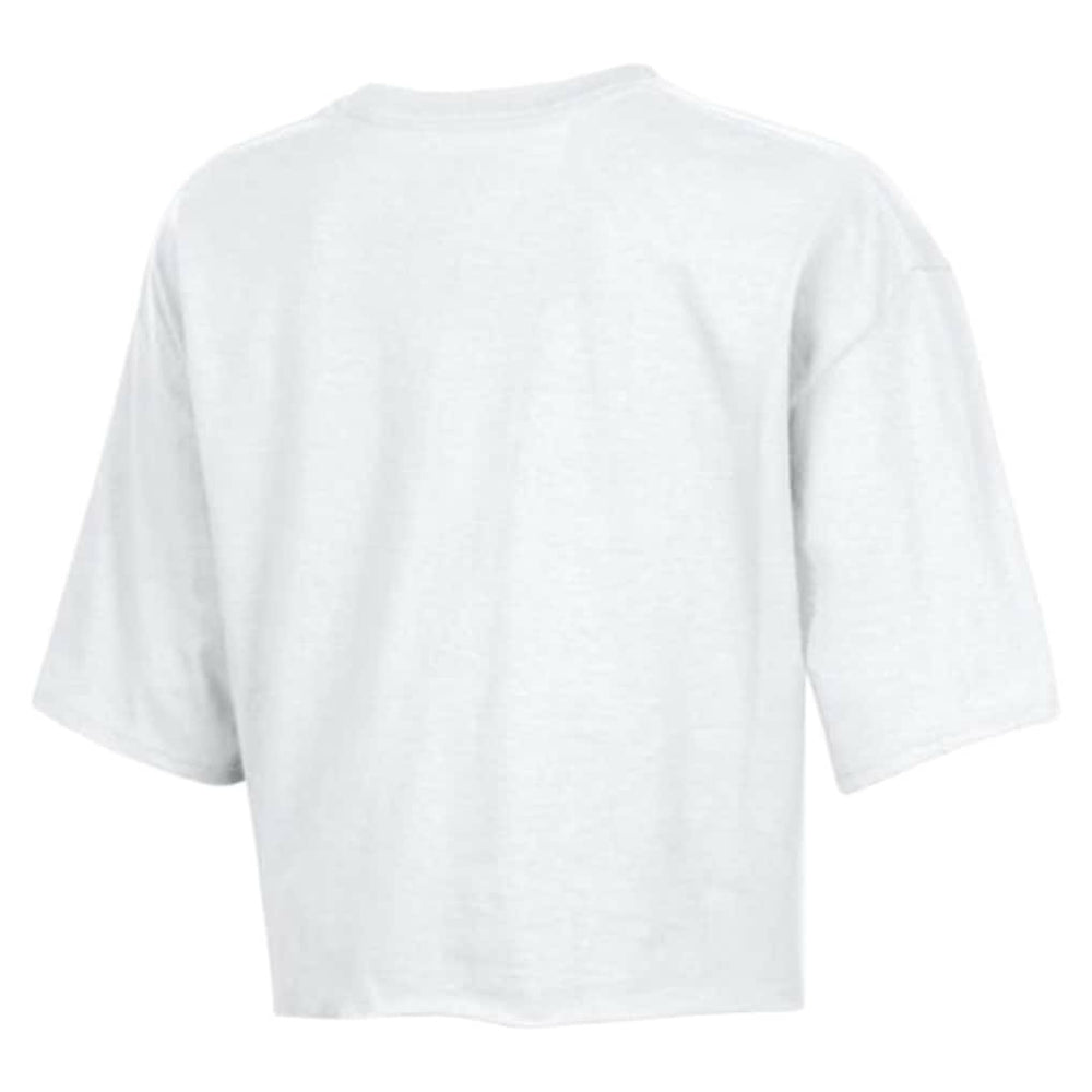 Chicago Bears Champion Women's Boyfriend Cropped T-Shirt - White discount