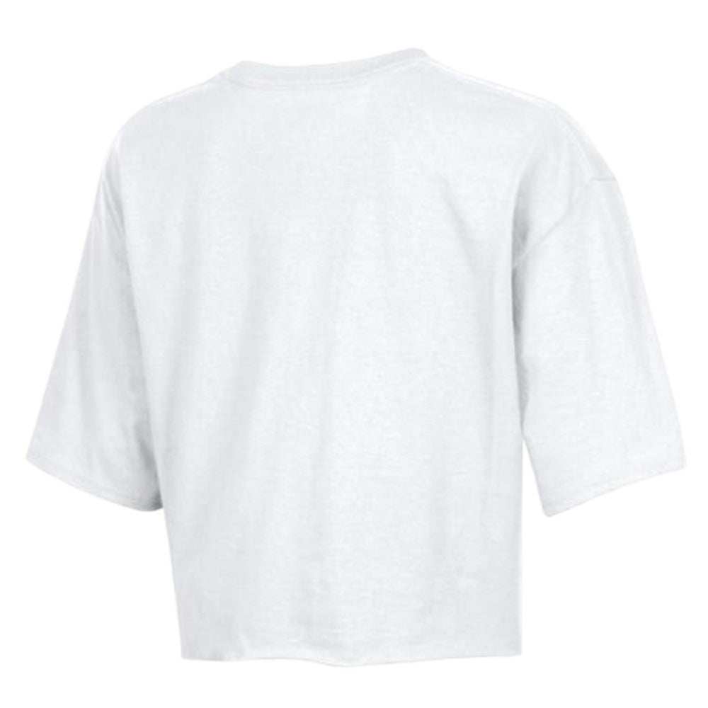 Detroit Lions Champion Women's Boyfriend Cropped T-Shirt - White for sale