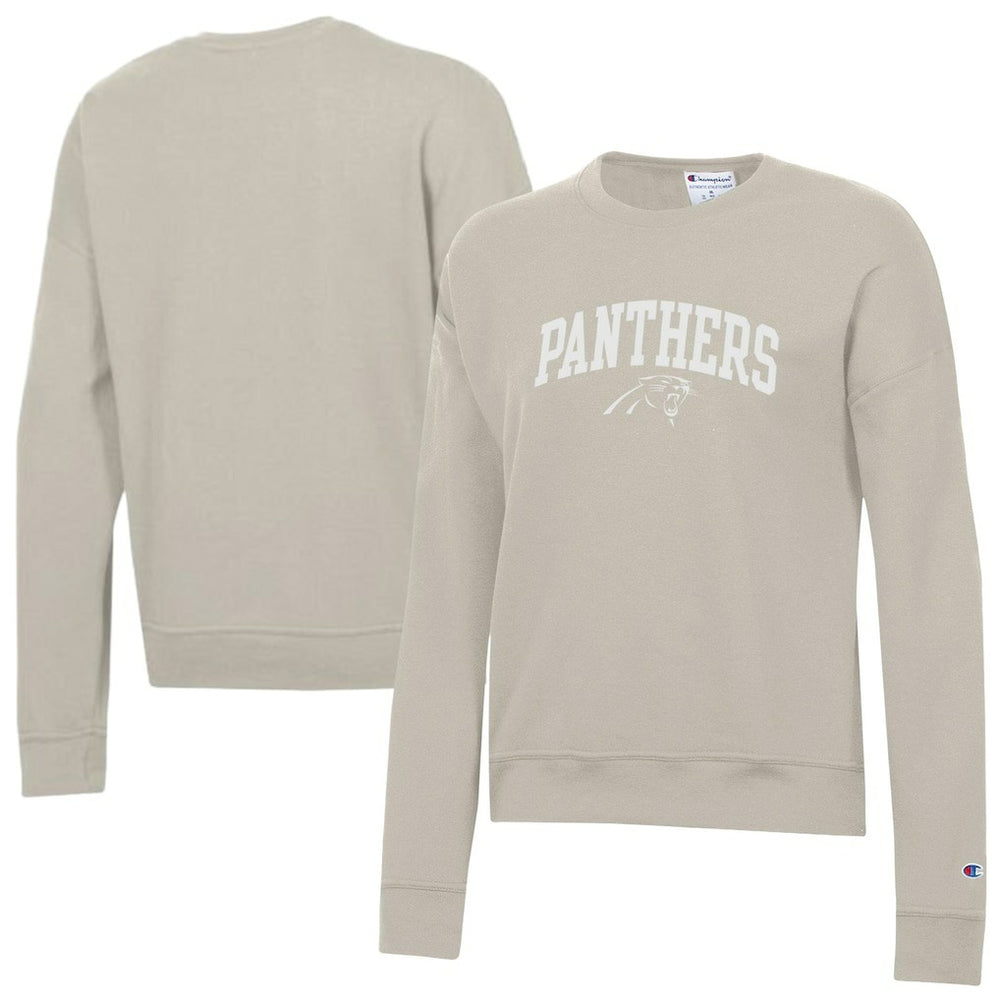 Carolina Panthers Champion Women's Powerblend Cocoa Butter Fleece Sweatshirt - Light Brown sale