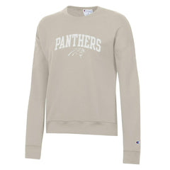 Carolina Panthers Champion Women's Powerblend Cocoa Butter Fleece Sweatshirt - Light Brown sale