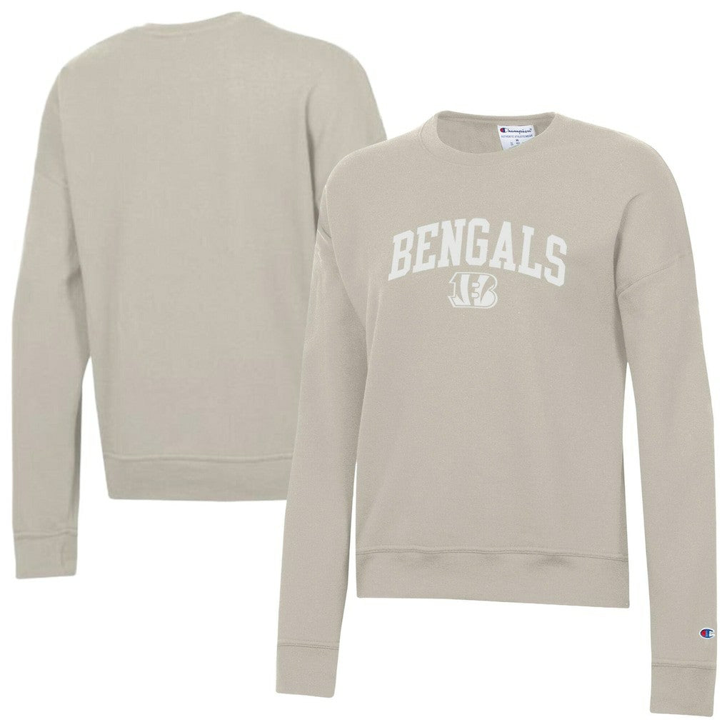 Cincinnati Bengals Champion Women's Powerblend Cocoa Butter Fleece Sweatshirt - Light Brown online