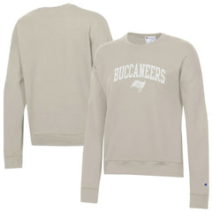 Tampa Bay Buccaneers Champion Women's Powerblend Cocoa Butter Fleece Sweatshirt - Light Brown cheap