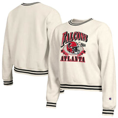 Atlanta Falcons Champion Women's Reverse Weave Fleece Sweatshirt - Cream cheap
