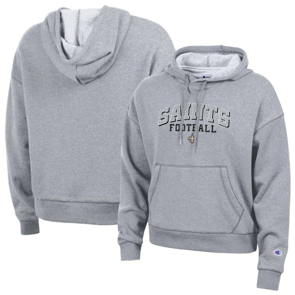 New Orleans Saints Champion Women's Triumph Tri-Blend Hoodie - Gray online