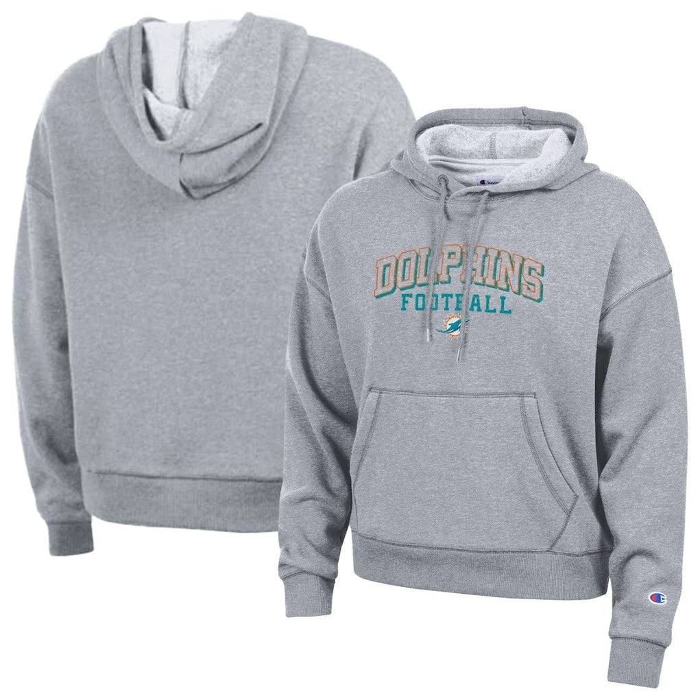 Miami Dolphins Champion Women's Triumph Tri-Blend Hoodie - Gray online