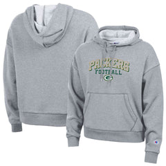 Green Bay Packers Champion Women's Triumph Tri-Blend Hoodie - Gray on sale