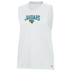 Jacksonville Jaguars Champion Women's Muscle Tank Top - White on sale