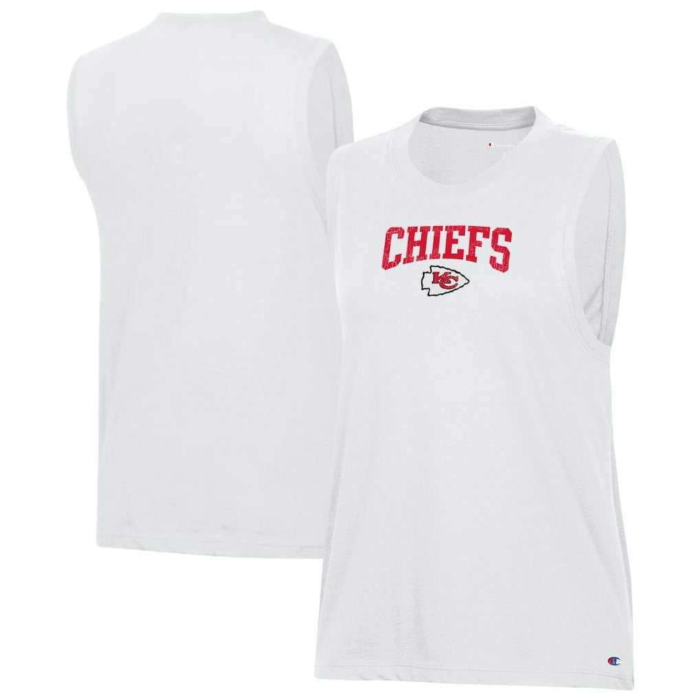 Kansas City Chiefs Champion Women's Muscle Tank Top - White online