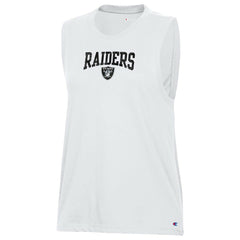 Las Vegas Raiders Champion Women's Muscle Tank Top - White online