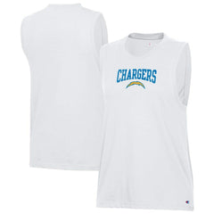 Los Angeles Chargers Champion Women's Muscle Tank Top - White online