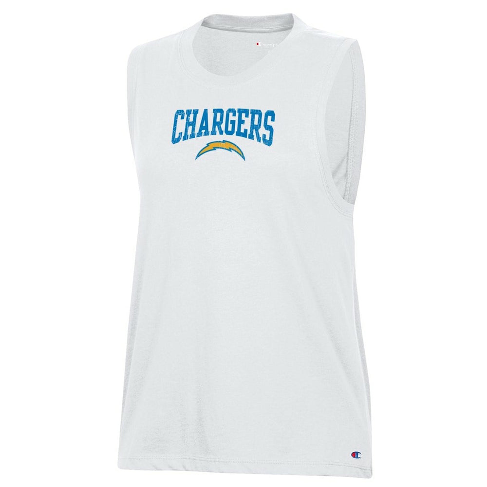 Los Angeles Chargers Champion Women's Muscle Tank Top - White online