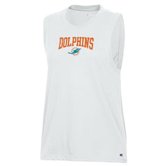 Miami Dolphins Champion Women's Muscle Tank Top - White for sale