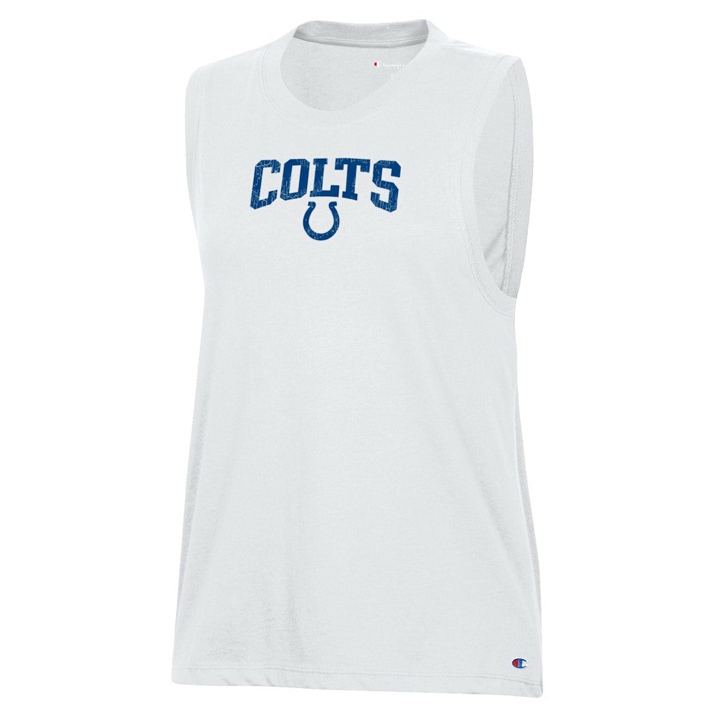 Indianapolis Colts Champion Women's Muscle Tank Top - White cheap