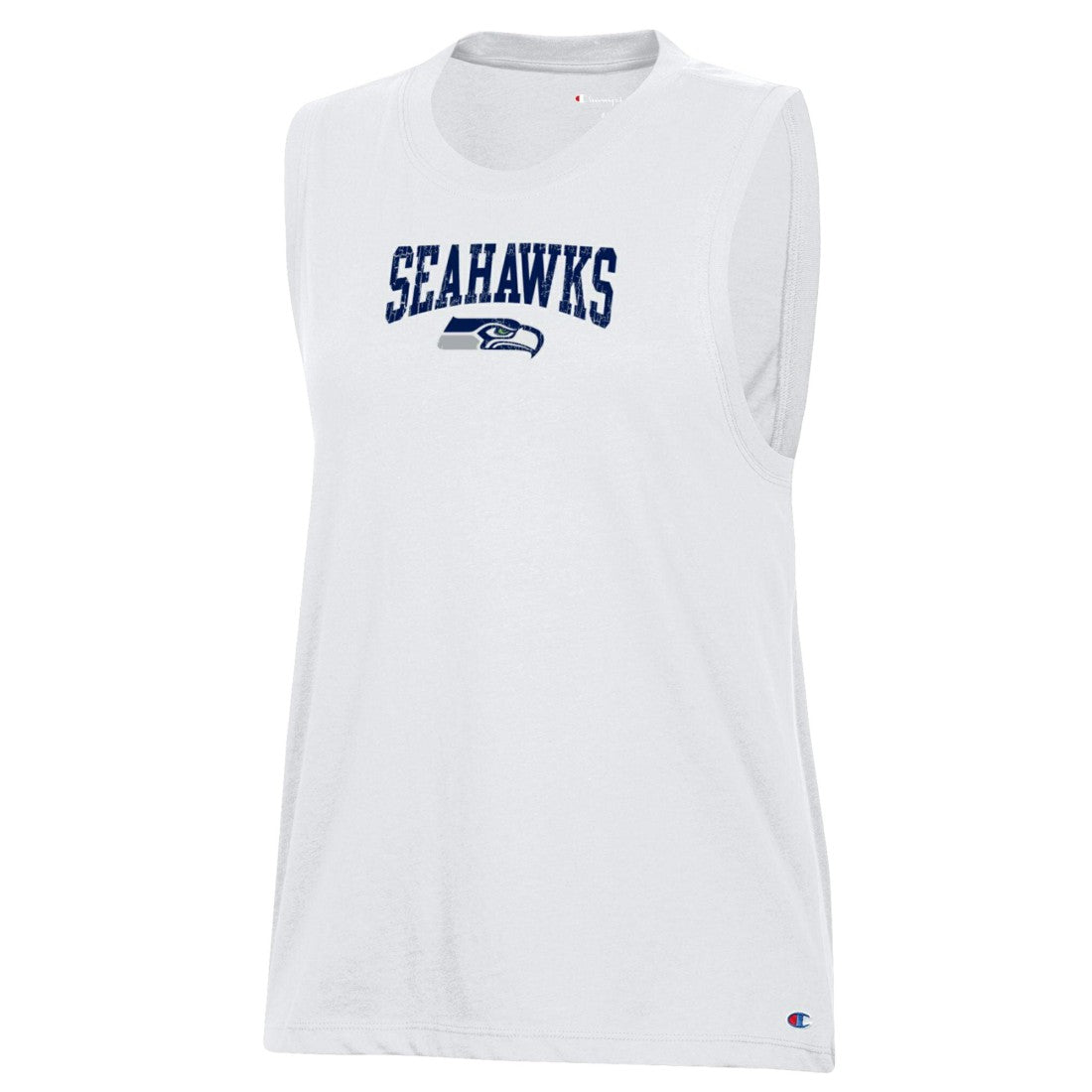 Seattle Seahawks Champion Women's Muscle Tank Top - White cheap