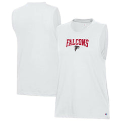Atlanta Falcons Champion Women's Muscle Tank Top - White on sale