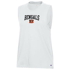 Cincinnati Bengals Champion Women's Muscle Tank Top - White sale