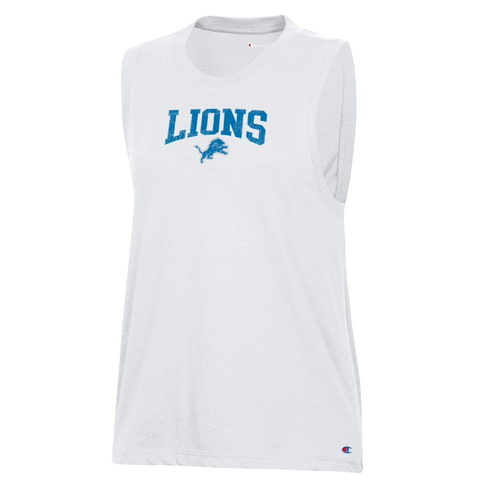Detroit Lions Champion Women's Muscle Tank Top - White online