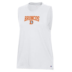 Denver Broncos Champion Women's Muscle Tank Top - White discount