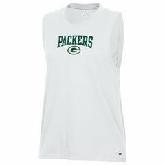 Green Bay Packers Champion Women's Muscle Tank Top - White cheap