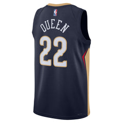 Derik Queen New Orleans Pelicans Unisex Swingman Jersey - Icon Edition - Navy for sale