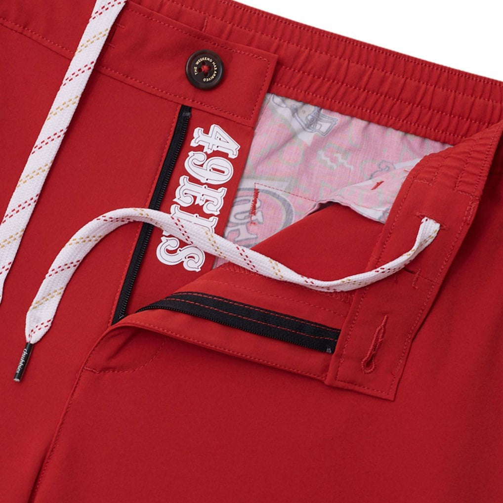 San Francisco 49ers Chubbies Everywear Shorts - Cardinal for sale