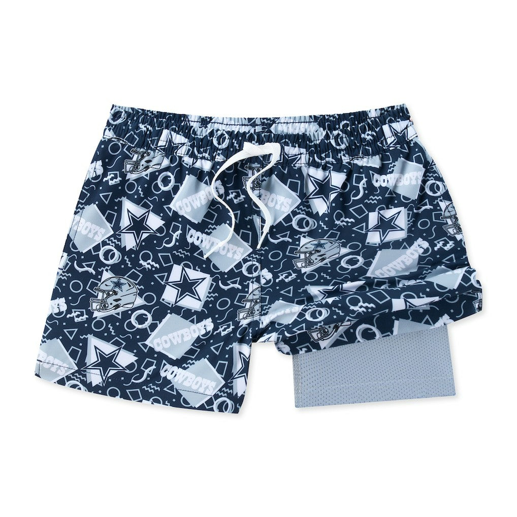 Dallas Cowboys Chubbies Game Day Fit Classic Lined Swim Trunks - Navy outlet