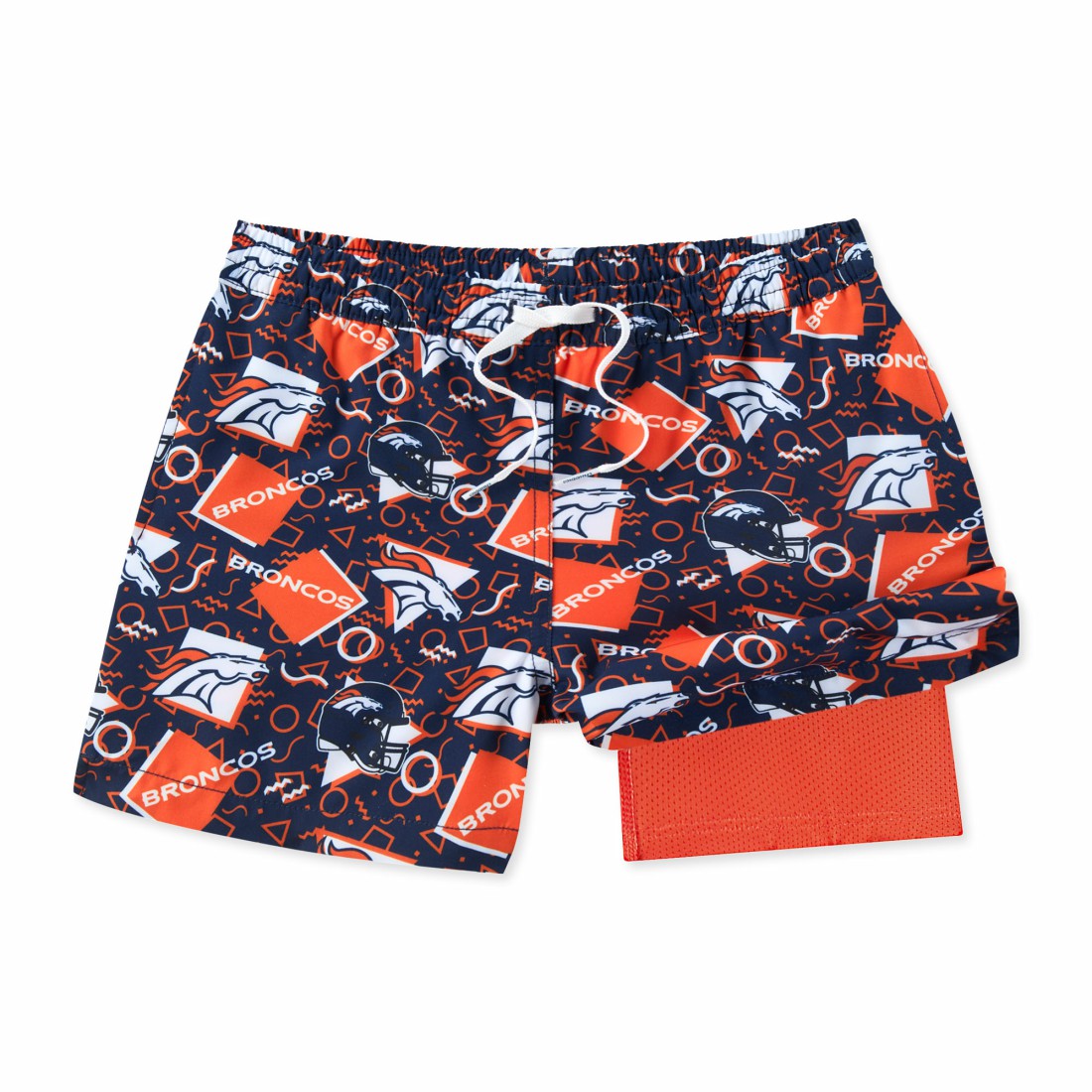 Denver Broncos Chubbies Game Day Fit Classic Lined Swim Trunks - Navy discount