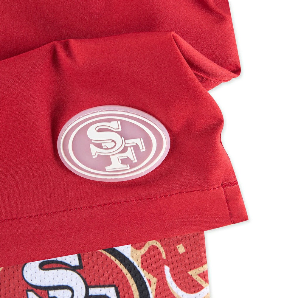 San Francisco 49ers Chubbies The Secret Lined Swim Trunks - Cardinal on sale