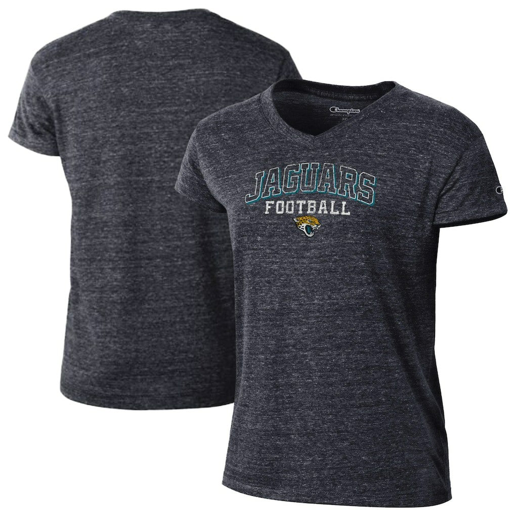 Jacksonville Jaguars Champion Women's Triumph Tri-Blend V-Neck T-Shirt - Black online