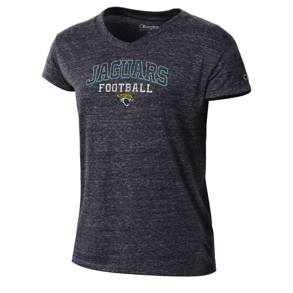 Jacksonville Jaguars Champion Women's Triumph Tri-Blend V-Neck T-Shirt - Black online